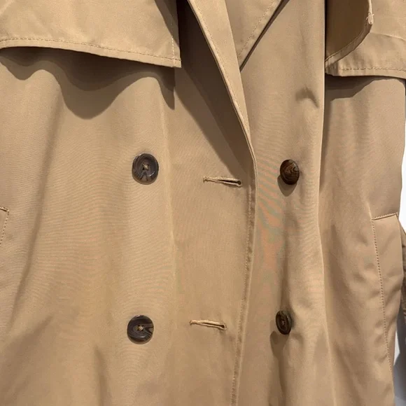 Abercrombie & Fitch Tan Trench Coat - Picture 6 of 9